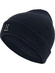 Haglöfs Czapka beanie "Malung" w kolorze granatowym rozmiar: onesize. Niebieskie czapki zimowe damskie Haglöfs, z wełny. Za 184.46 zł.