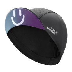 Czapka rowerowa Rockbros 18230005001 z daszkiem - czarna. Czarne czapki męskie ROCKBROS, bez wzorów, z materiału. Za 90.00 zł.