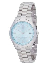 U.S. Polo Assn. Zegarek kwarcowy w kolorze srebrno-błękitnym rozmiar: onesize. Szare, analogowe zegarki męskie U.S. Polo Assn., ze stali. Za 369.99 zł.