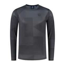 Koszulka rowerowa męska MTB Rogelli Advntr Core z długim rękawem. Szare t-shirty sportowe męskie Rogelli, m, bez ramiączek, rowerowe. Za 190.00 zł.