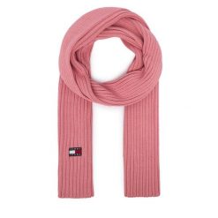 Szalik Tommy Hilfiger. Czerwone szaliki i kominy damskie Tommy Hilfiger, bez wzorów. Za 209.99 zł.
