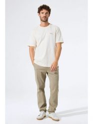 Garcia Spodnie chino w kolorze khaki rozmiar: M. Brązowe spodnie materiałowe męskie Garcia, bez wzorów. Za 179.22 zł.