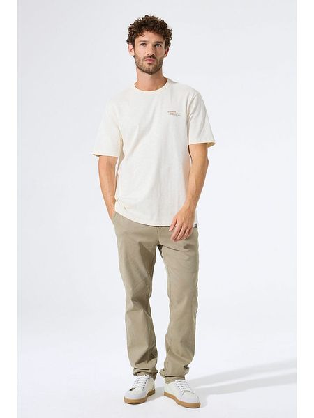 Garcia Spodnie chino w kolorze khaki rozmiar: M. Brązowe spodnie materiałowe męskie Garcia, bez wzorów. Za 179.22 zł.