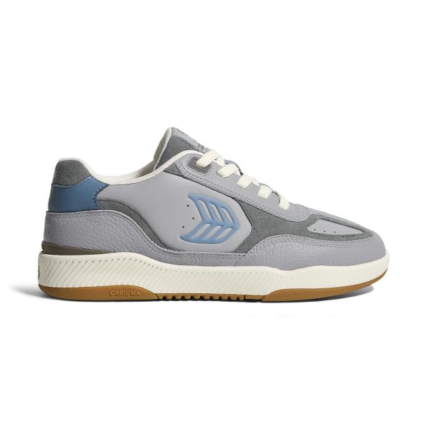 Buty sportowe Cariuma Skategoat C25 Onyx Grey Leather Faded Denim Logo. Szare buty sportowe na co dzień damskie CARIUMA, bez wzorów, z denimu, trekkingowe. Za 387.45 zł.