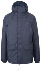 2058 kurtka ocieplana navy marl. Niebieskie kurtki męskie 2117 OF SWEDEN, xl, bez wzorów, z poliesteru, bez kaptura. Za 422.55 zł.