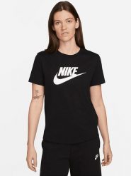 Nike Sportswear Koszulka w kolorze czarnym rozmiar: S. Czarne bluzki damskie Nike Sportswear, s, bez wzorów, bez kołnierzyka. Za 109.52 zł.