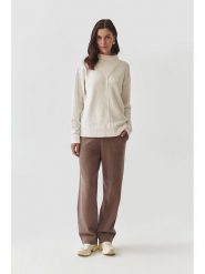 TATUUM Sweter w kolorze kremowym rozmiar: M. Brązowe golfy damskie Tatuum, m, bez wzorów, ze splotem, bez ramiączek. Za 205.93 zł.