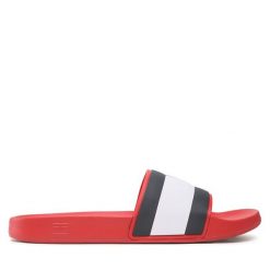 Klapki Tommy Hilfiger. Czerwone klapki i japonki męskie Tommy Hilfiger. Za 199.99 zł.