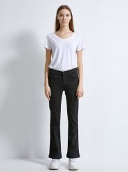 LTB Dżinsy "Fallon" - Flare fit - w kolorze czarnym rozmiar: W29/L34. Czarne jeansy damskie LTB. Za 92.21 zł.