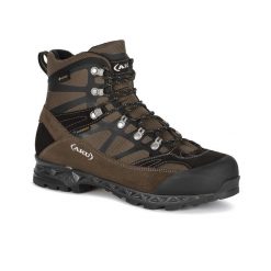 Buty trekkingowe męskie Aku Trekker Pro GORE-TEX. Brązowe buty trekkingowe męskie Aku, z gore-texu, bez zapięcia, trekkingowe, gore-tex. Za 599.00 zł.