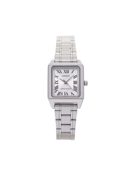 Casio Zegarek LTP-B150D-7BEF Srebrny. Szare, analogowe zegarki damskie Casio, srebrne. Za 309.99 zł.