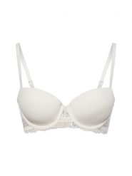 Calvin Klein Biustonosz Kobiety Sztuczne włókno biały, 75C. Białe biustonosze CALVIN KLEIN, bez wzorów, z koronki. Za 179.95 zł.