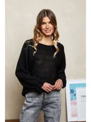 Joséfine Sweter wełniany "Rahel" w kolorze czarnym rozmiar: L. Czarne swetry klasyczne damskie Joséfine, l, z wełny, bez kołnierzyka. Za 114.17 zł.