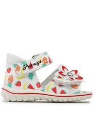 Primigi Sandały 3861311 Biały. Białe sandały dziewczęce Primigi, ze skóry, bez zapięcia. Za 249.99 zł.