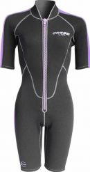 Damskie spodenki neoprenowe LIDO LADY 2 mm. Czarne szorty damskie CRESSI, bez wzorów, z neoprenu, sportowe. Za 306.00 zł.