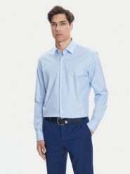 BOSS Koszula H-Joe 50519887 Błękitny Regular Fit. Niebieskie koszule męskie Boss, m, bez wzorów, z bawełny, bez kołnierzyka, bez ramiączek. Za 389.99 zł.