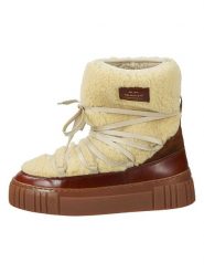 GANT Footwear Botki zimowe "Snowmont" w kolorze kremowo-brązowym rozmiar: 36. Brązowe botki damskie GANT Footwear, na zimę, z wełny, bez obcasa, bez zapięcia. Za 201.08 zł.
