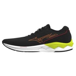 Buty do biegania Mizuno Wave Revolt. Czarne obuwie do biegania damskie Mizuno, mizuno wave. Za 428.10 zł.