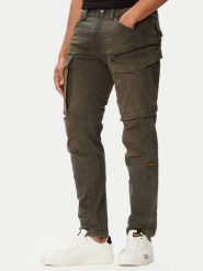 G-Star Raw Spodnie cargo Rovic D02190-E172 Khaki Tapered Fit. Brązowe spodnie materiałowe męskie G-Star, bez wzorów, z bawełny, retro. Za 539.99 zł.