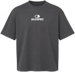 Odzież T-shirts unisex SkatePro Heavy Box Koszulka - L - Asphalt. Czarna t-shirty damskie SKATEPRO, l, bez wzorów, z bawełny, bez kołnierzyka. Za 183.99 zł.