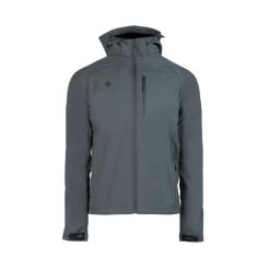 Kurtka Soft Shell STRATUS M z membraną AWPS – wodoodporna, termiczna i wiatroszc. Szare kurtki męskie IZAS, m, bez wzorów, z materiału, bez kaptura. Za 326.04 zł.