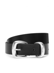 Calvin Klein Pasek Damski LV04K7012G Czarny. Czarne paski damskie CALVIN KLEIN, bez wzorów, ze skóry. Za 159.99 zł.