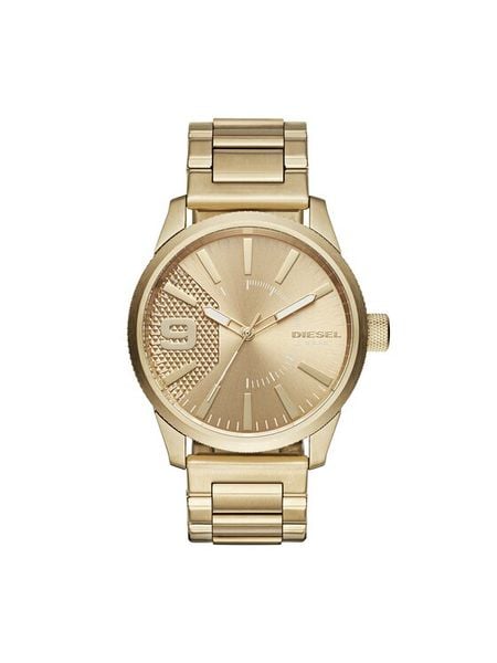 Diesel Zegarek Rasp DZ1761 Złoty. Żółte, analogowe zegarki męskie Diesel, złote. Za 759.99 zł.
