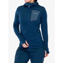 Bluza z kapturem damska Rab Superflux Hoody. Niebieskie bluzy z kapturem damskie RAB, l. Za 429.99 zł.