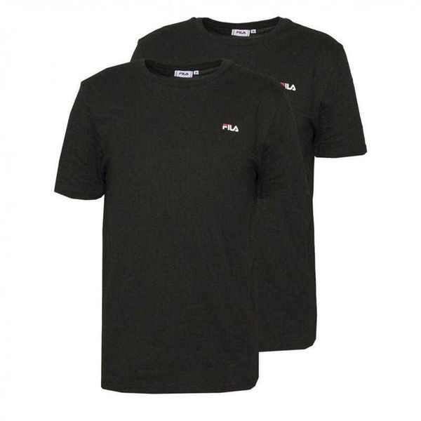 T-shirt Męski Brod 2pak. Czarne t-shirty męskie Fila, m, bez wzorów, z bawełny, bez kołnierzyka. Za 130.99 zł.