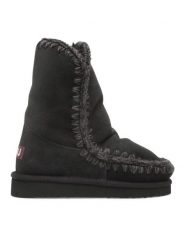 Mou Śniegowce Eskimo Boot 24 FW101000A Czarny. Czarne śniegowce damskie Mou, ze skóry. Za 969.99 zł.