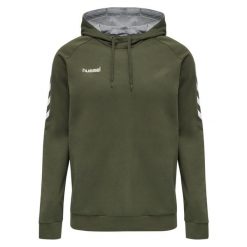 Bluza Hummel hmlGO. Brązowe bluzy bez kaptura męskie HUMMEL, m. W wyprzedaży za 180.00 zł.
