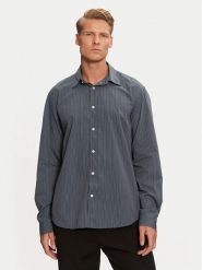 Marc O'Polo Koszula 428 7255 42118 Granatowy Regular Fit. Niebieskie koszule męskie Marc O´Polo, m, bez wzorów, z bawełny, bez kołnierzyka, bez ramiączek. Za 189.99 zł.