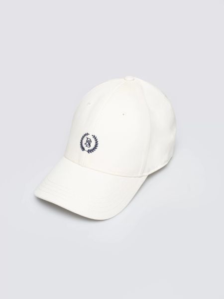 Czapka z daszkiem z haftem biała Centi 100. Białe czapki z daszkiem damskie Big Star, bez wzorów, z bawełny. Za 79.99 zł.