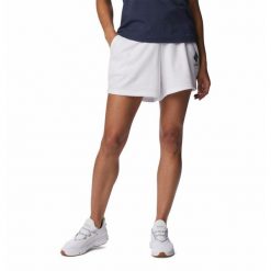 Krótkie Spodenki Turystyczne Damskie Columbia Logo III French Terry Short. Białe szorty damskie Columbia, bez wzorów, sportowe. Za 119.99 zł.