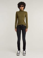 G-Star Dżinsy " Midge Cody" - Skinny fit - w kolorze antracytowym rozmiar: W27/L34. Czarne jeansy damskie G-Star. Za 209.33 zł.