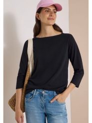 Cecil Koszulka w kolorze czarnym rozmiar: L. Czarne t-shirty damskie Cecil, l, bez wzorów, z bawełny, bez kołnierzyka. Za 54.95 zł.
