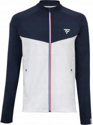 Bluza tenisowa męska Tecnifibre Tech Jacket. Niebieskie bluzy z kapturem męskie TECNIFIBRE, m, z elastanu. Za 250.00 zł.