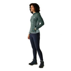 Damska Bluza Polarowa Kemilia. Zielone bluzy z kapturem damskie Regatta, na zimę, m, z elastanu. Za 105.99 zł.