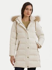 LAUREN RALPH LAUREN Kurtka puchowa 297957509002 Kremowy Regular Fit. Białe kurtki damskie Lauren Ralph Lauren, m, bez wzorów, z puchu, bez kaptura. Za 1,443.99 zł.