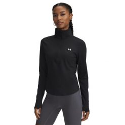Under Armour sweter sportowy damski L/40, 100% poliester. Czarne swetry klasyczne damskie Under Armour, l, z poliesteru, bez kołnierzyka. Za 265.99 zł.