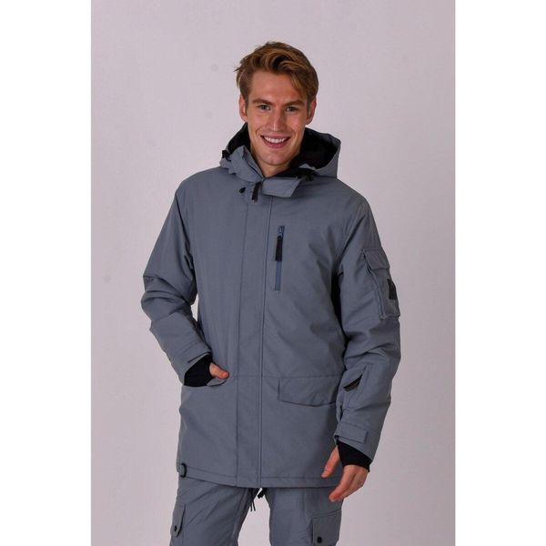 Kurtka Yeh Man szara. Szare kurtki męskie OOSC, bez wzorów, z nylonu, bez kaptura, narciarskie. Za 1,710.99 zł.