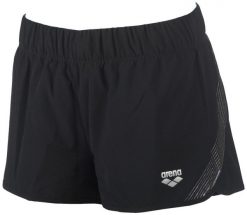 Spodenki szorty sportowe do biegania damskie Arena Run Short. Czarne spodenki sportowe damskie Arena, s, z materiału, do biegania. Za 101.98 zł.