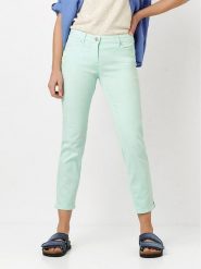 Toni Dżinsy - Slim fit - w kolorze miętowym rozmiar: W44. Zielone jeansy damskie Toni. Za 152.99 zł.