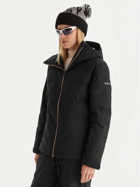 Roxy Kurtka narciarska Snowhill Puffy JK ERJTJ03535 Czarny Tailored Fit. Czarne kurtki narciarskie i snowboardowe damskie Roxy, l, bez wzorów, z syntetyku, bez kaptura, narciarskie. Za 869.99 zł.
