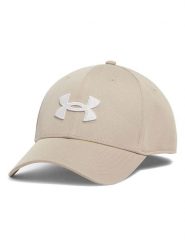 Under Armour Czapka "Blitzing" w kolorze beżowym rozmiar: M/L. Brązowe czapki męskie Under Armour, bez wzorów, sportowe. Za 87.40 zł.