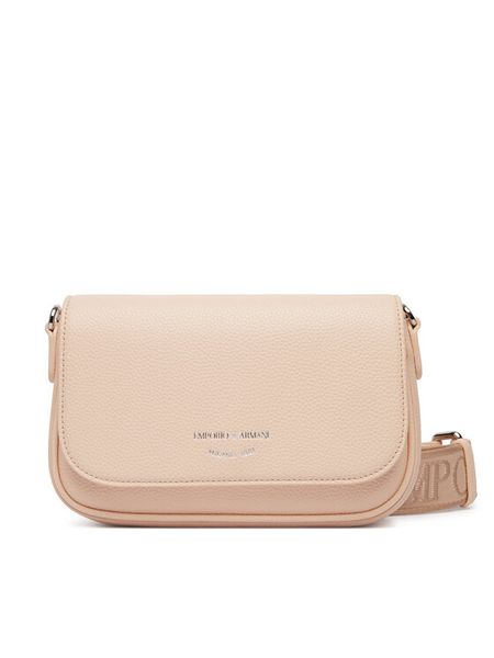 Emporio Armani Torebka EW000538 AF12036 M1332 Brązowy. Brązowe listonoszki damskie Emporio Armani, bez wzorów, ze skóry, bez dodatków. Za 839.99 zł.