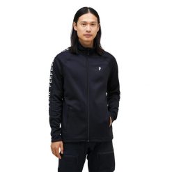 Bluza Peak Performance męska Rider Zip Jacket czarna - M. Czarne bluzy bez kaptura męskie Peak Performance, m. W wyprzedaży za 579.00 zł.