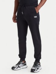KARL LAGERFELD Spodnie dresowe 705782 564917 Granatowy Regular Fit. Niebieskie spodnie dresowe męskie Karl Lagerfeld, bez wzorów, z bawełny. Za 439.99 zł.