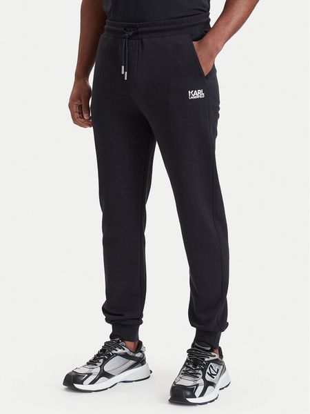 KARL LAGERFELD Spodnie dresowe 705782 564917 Granatowy Regular Fit. Niebieskie spodnie dresowe męskie Karl Lagerfeld, bez wzorów, z bawełny. Za 439.99 zł.