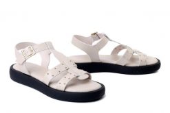 WONDERS AB-1567 latte, sandały damskie. Brązowe sandały damskie Wonders, bez wzorów, z gumy, bez obcasa. Za 509.50 zł.